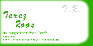 terez roos business card